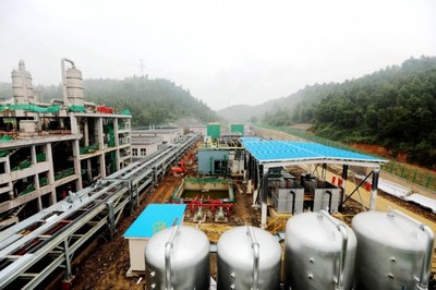 國內(nèi)首個頁巖氣田產(chǎn)出水處理工程順利中交